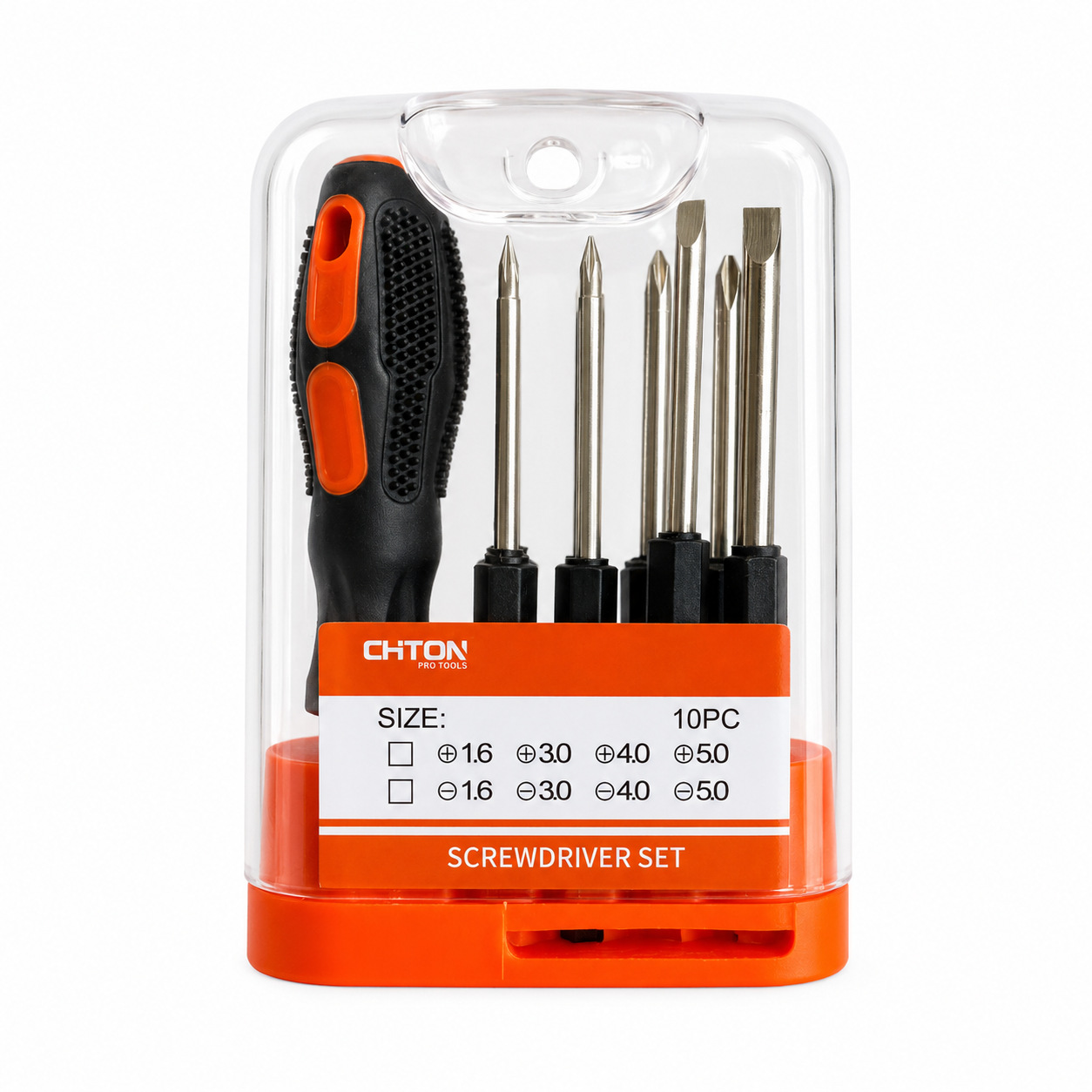 10-pc Cushion-Grip Screwdriver Set